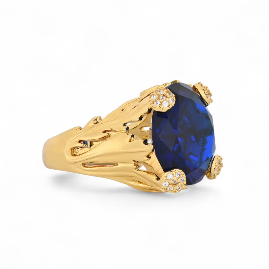 Bague semi précieuse avec pierre GB