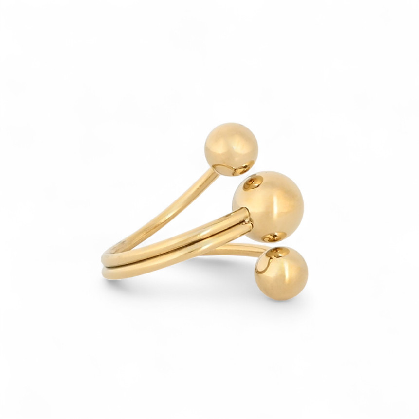 Anello in acciaio con sfere GB