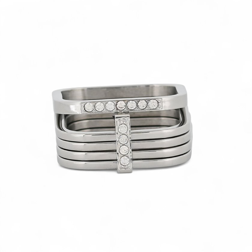 Hoops steel ring square GB