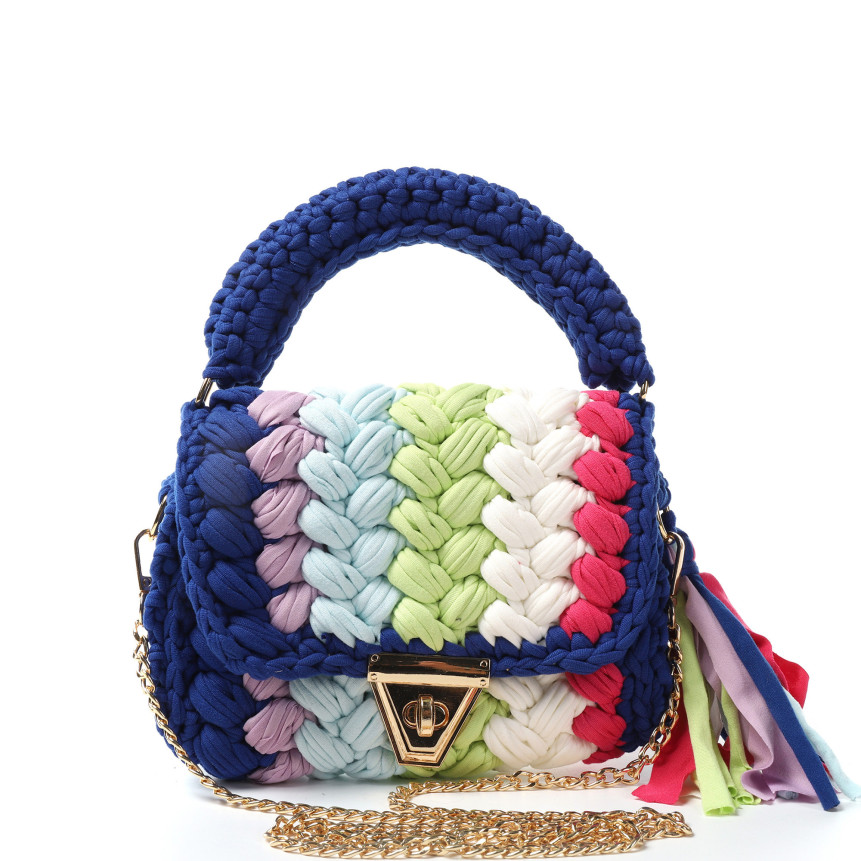 Borsa a tracolla in tessuto