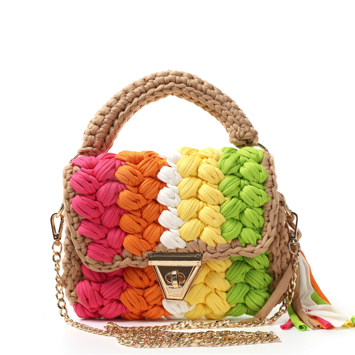 Borsa a tracolla in tessuto