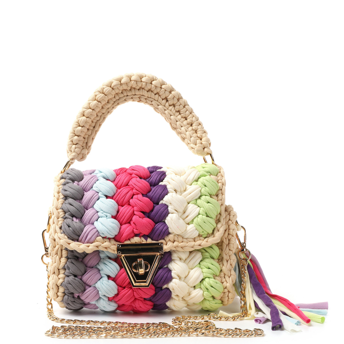 Borsa a tracolla in tessuto