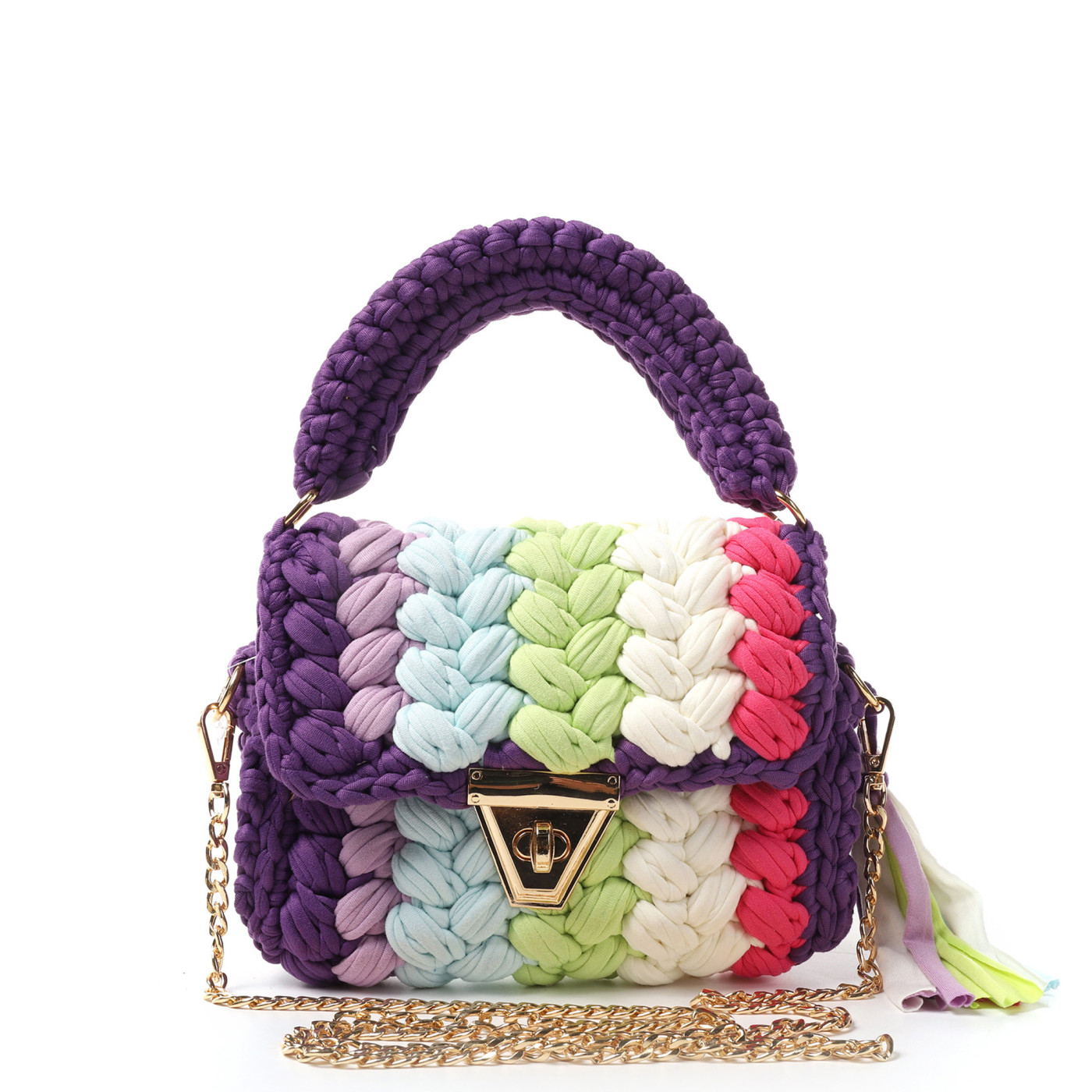 Fabric crossbody bag