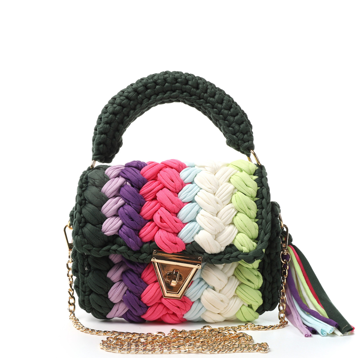 Bolso bandolera de tela
