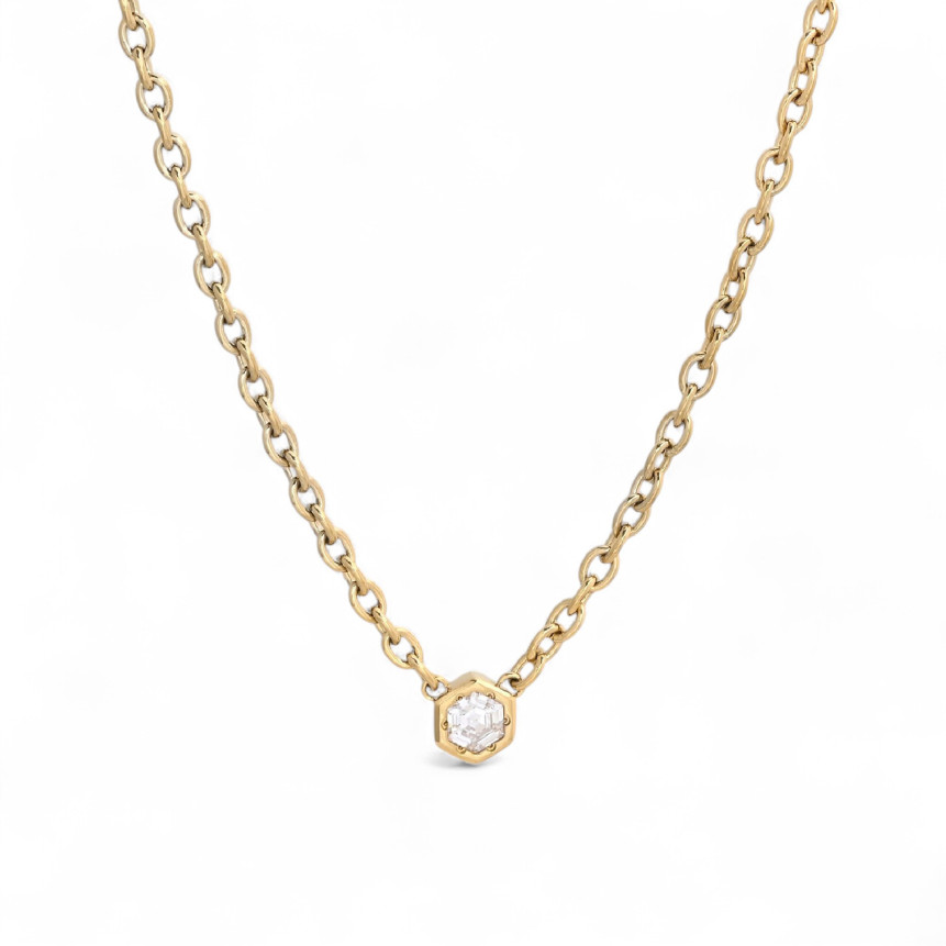Colar Glamour com zircônia