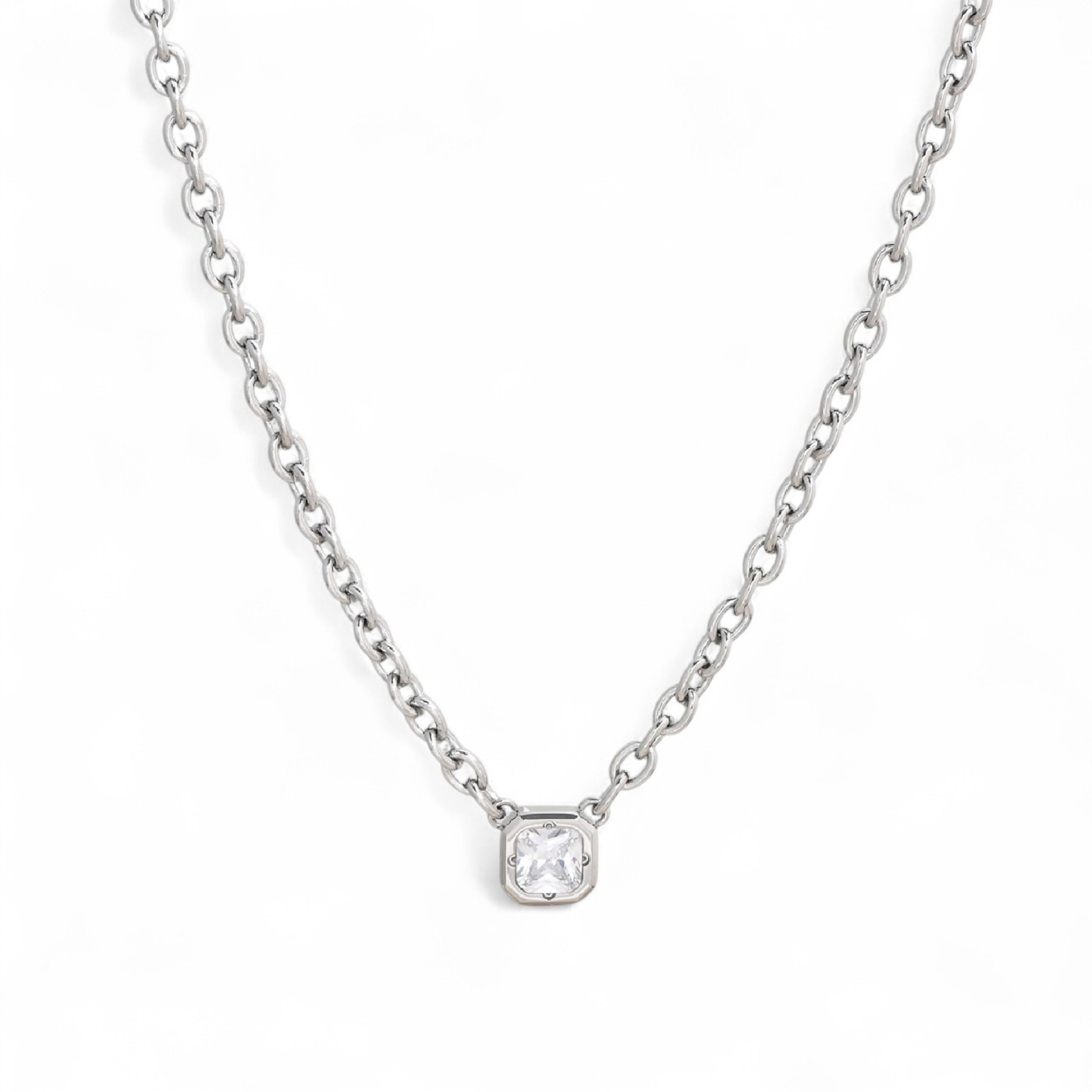 Collier Glamour avec zirconia