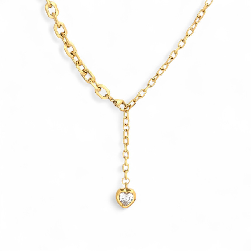 Colar Glamour com zircônia