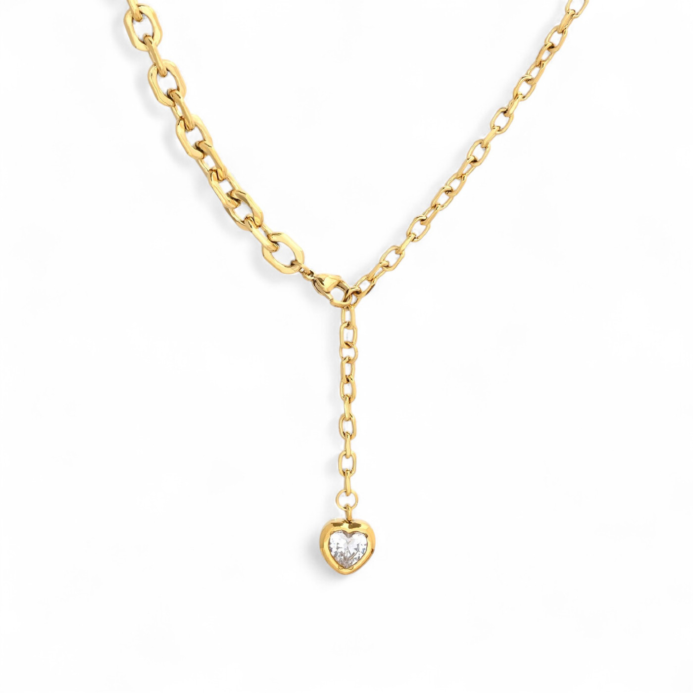 Colar Glamour com zircônia
