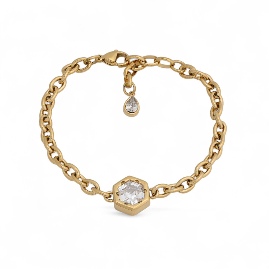 Pulsera Glamour con circonita
