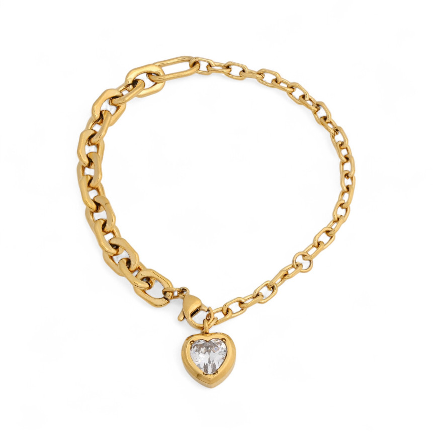 Pulsera Glamour con circonita