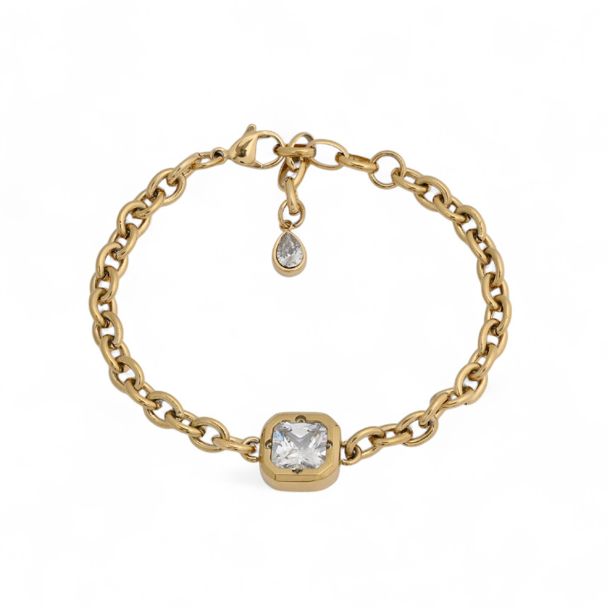 Pulsera Glamour con circonita