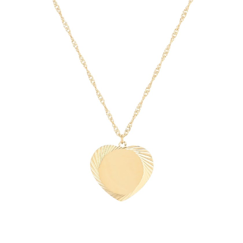 Delicate necklace for engravings
