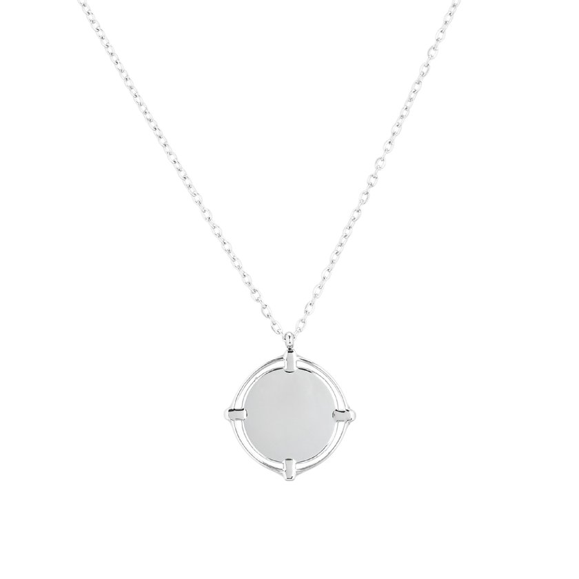 Delicate necklace for engravings
