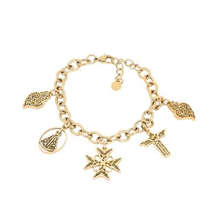 Glamour bracelet with pendants