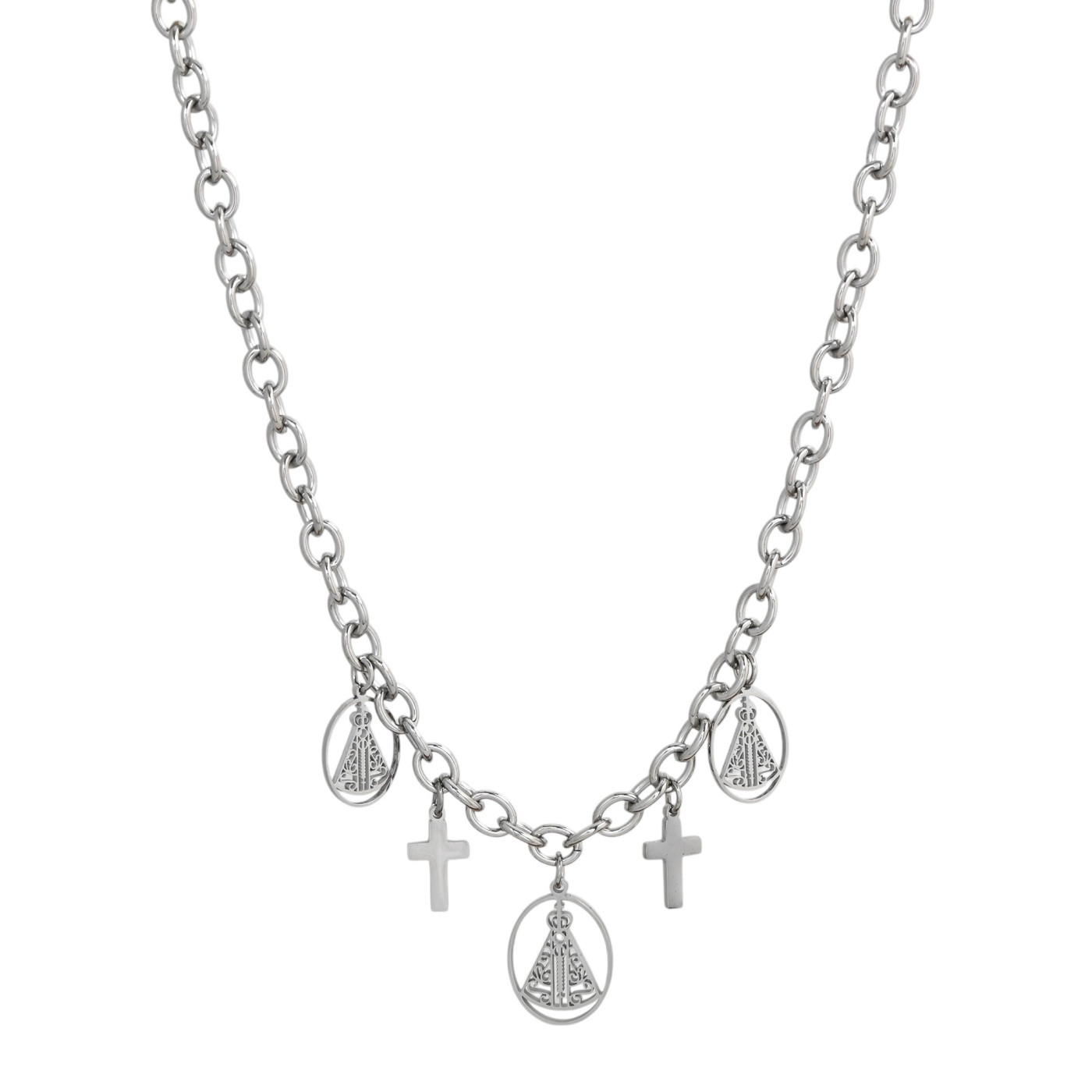 Colar Glamour com pendentes