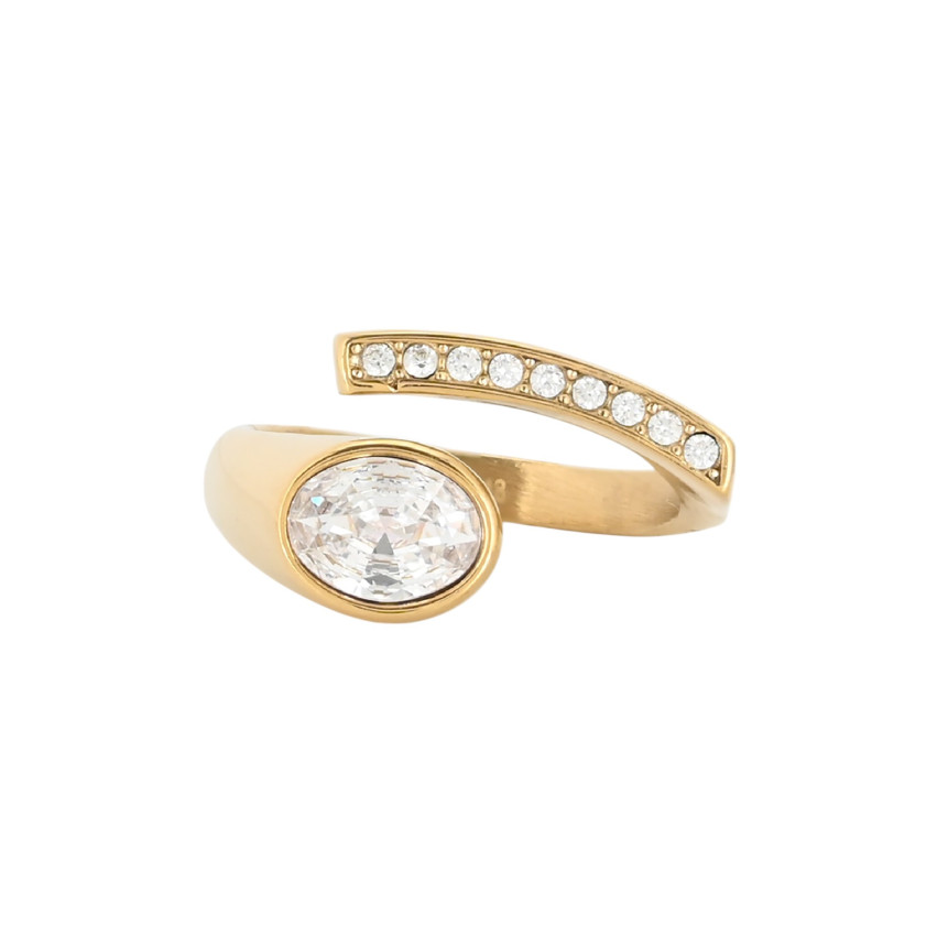 Anel Delicate com zircônias