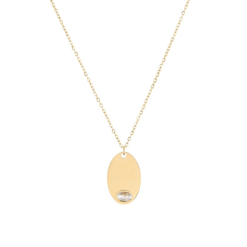 Delicate necklace for engravings