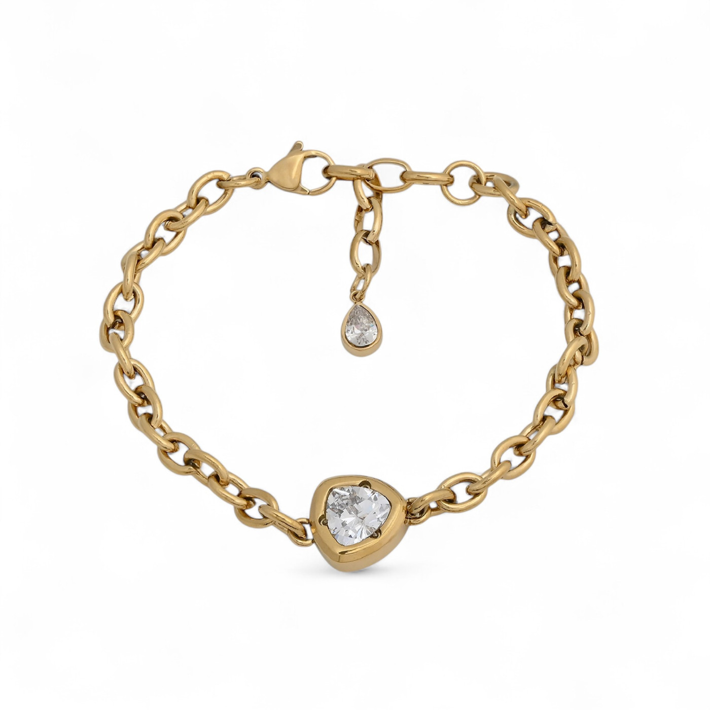 Pulseira Glamour com zircônia