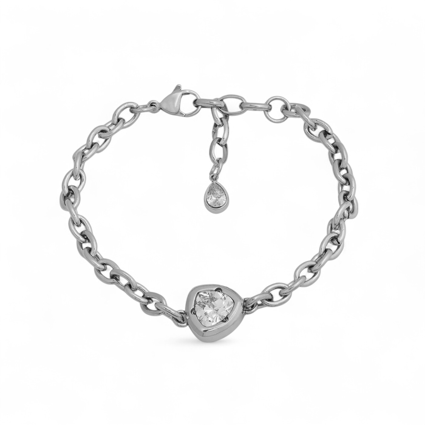 Pulseira Glamour com zircônia