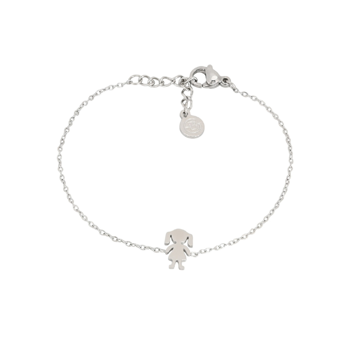 Bracelet simple acier fille GB