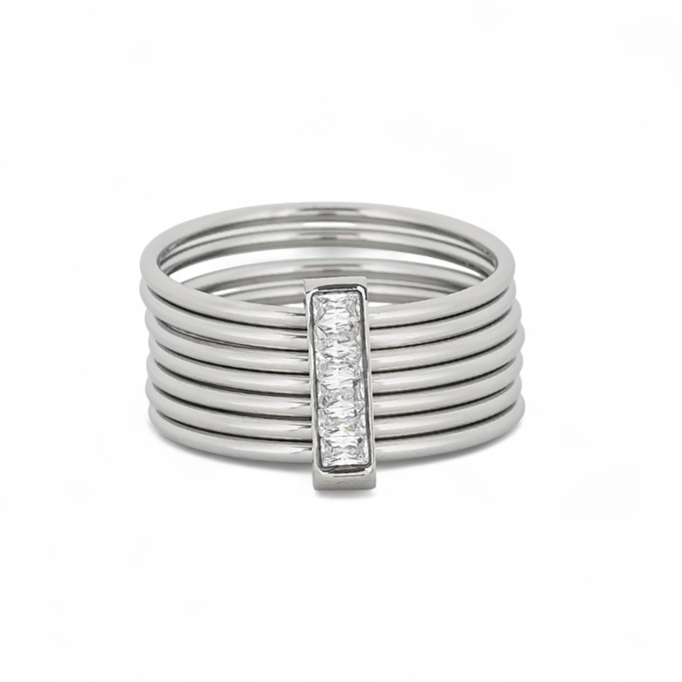 Anillo en acero aros GB