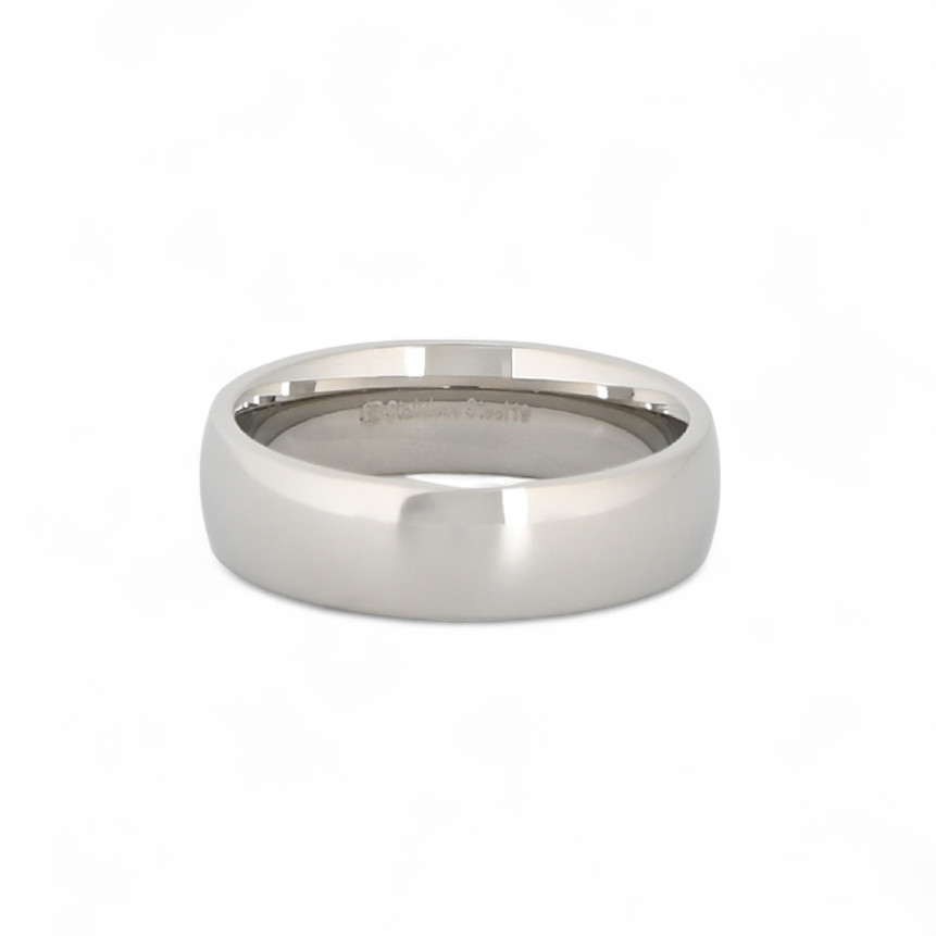 Anello in acciaio spesso 6 mm GB