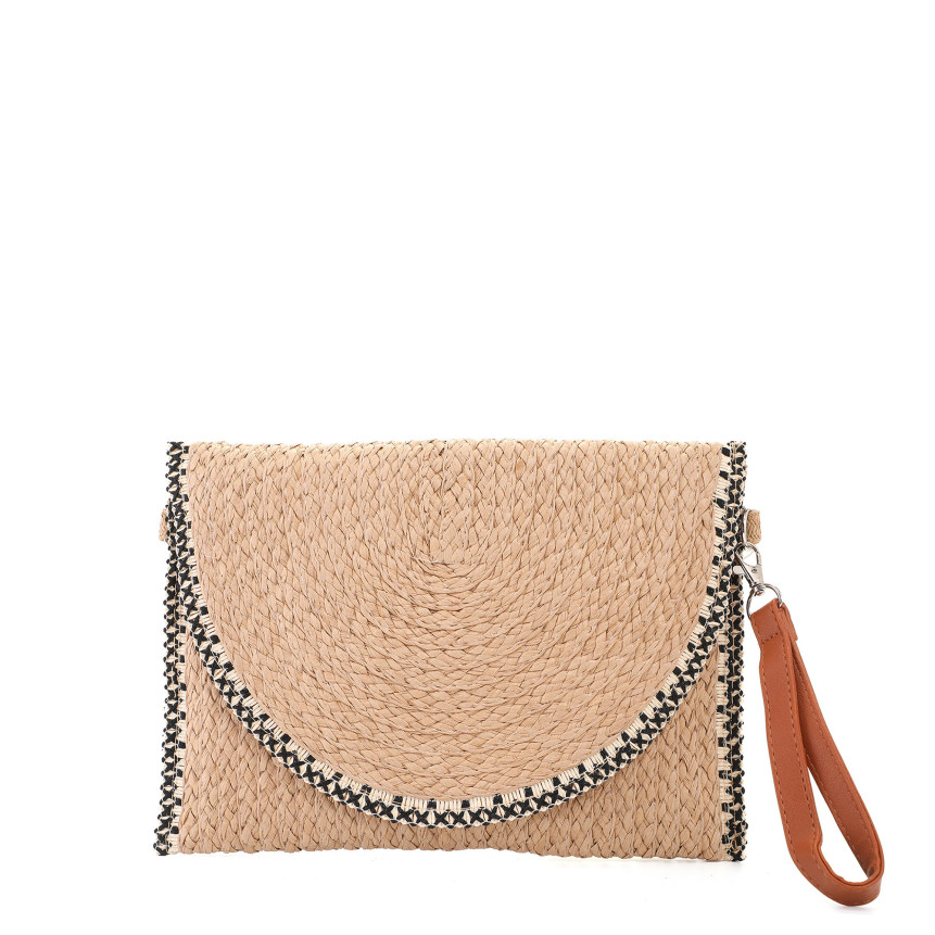 Borsa a mano in rafia