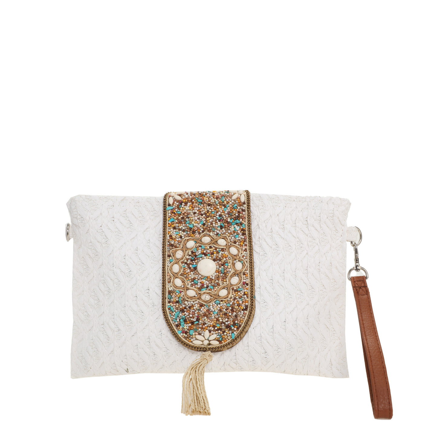 Raffia handbag