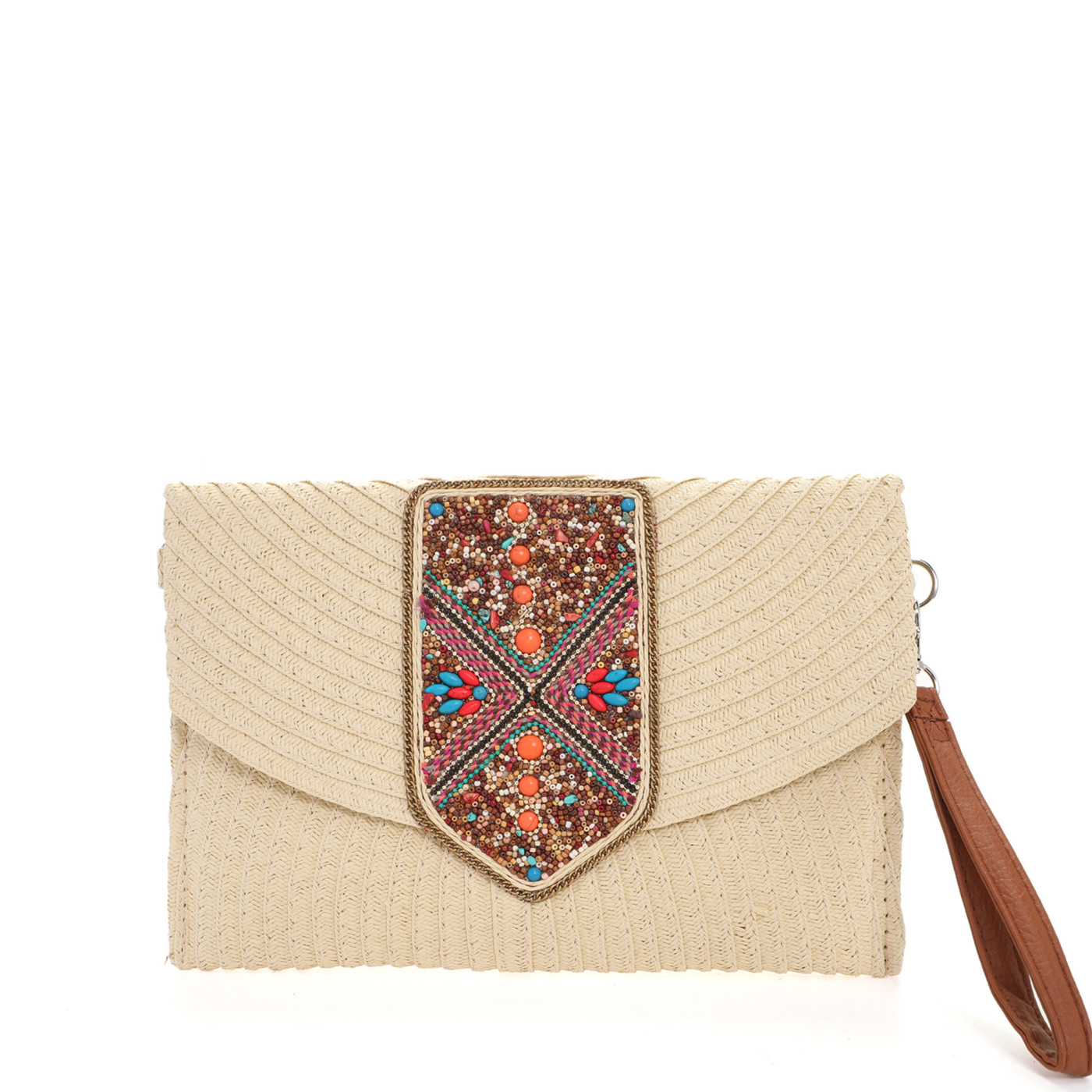 Borsa a mano in rafia