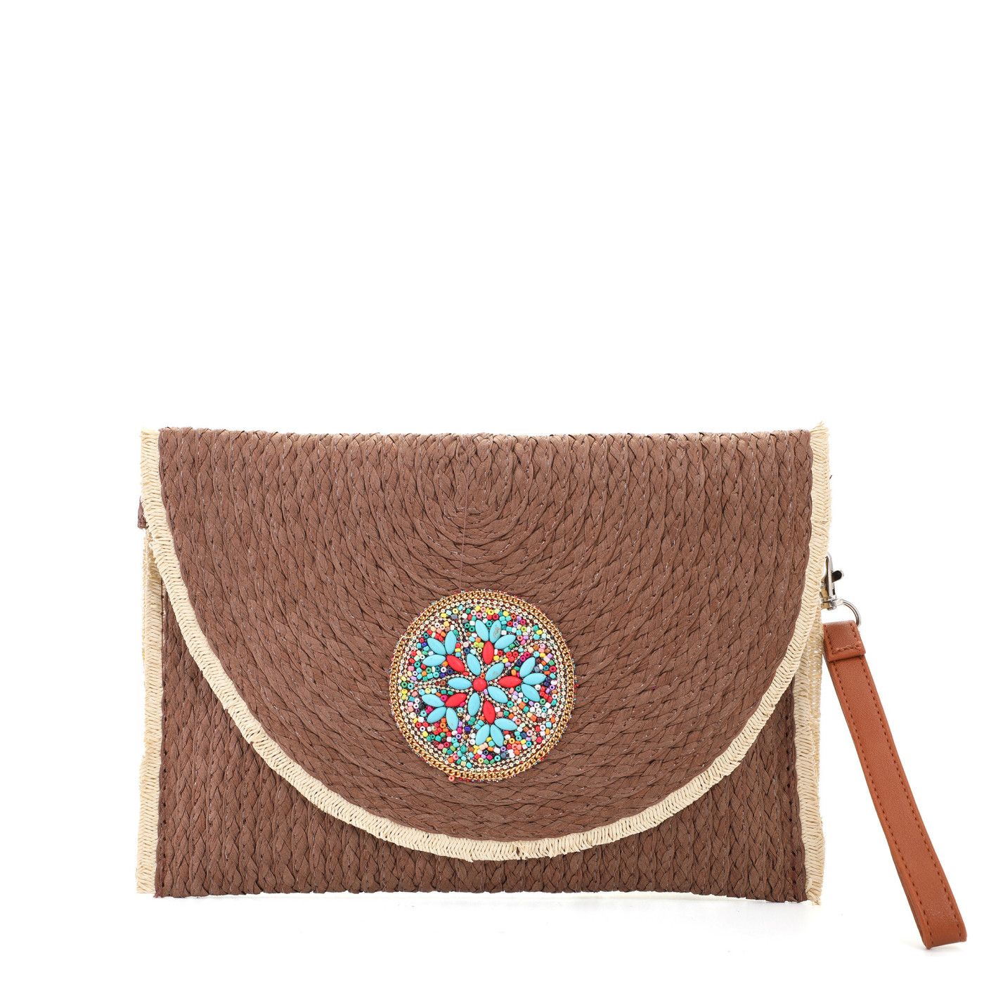 Borsa a mano in rafia