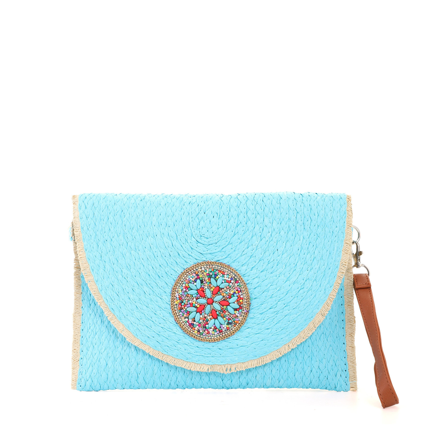 Borsa a mano in rafia