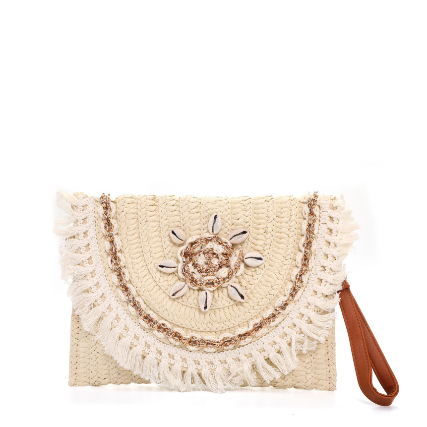 Raffia handbag