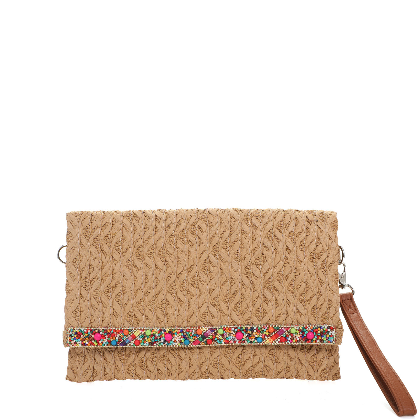 Raffia handbag