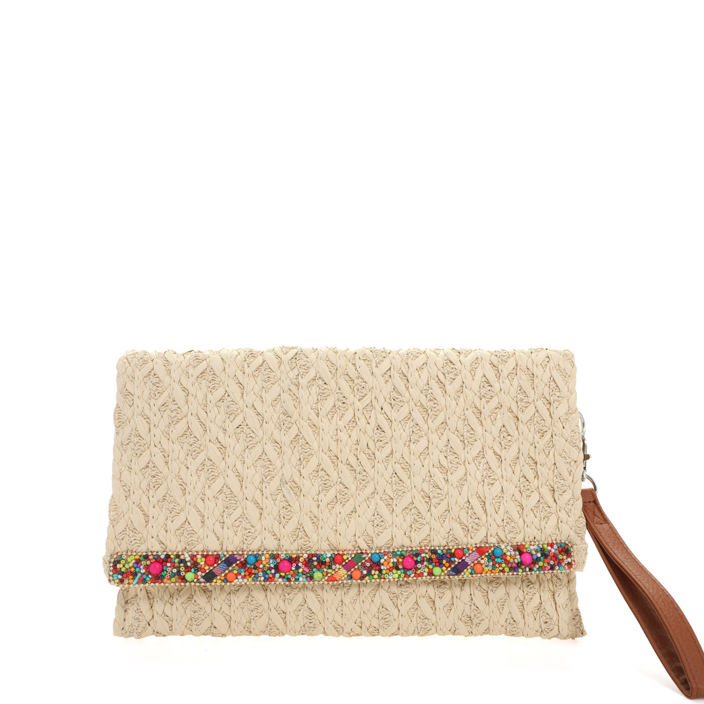 Raffia handbag