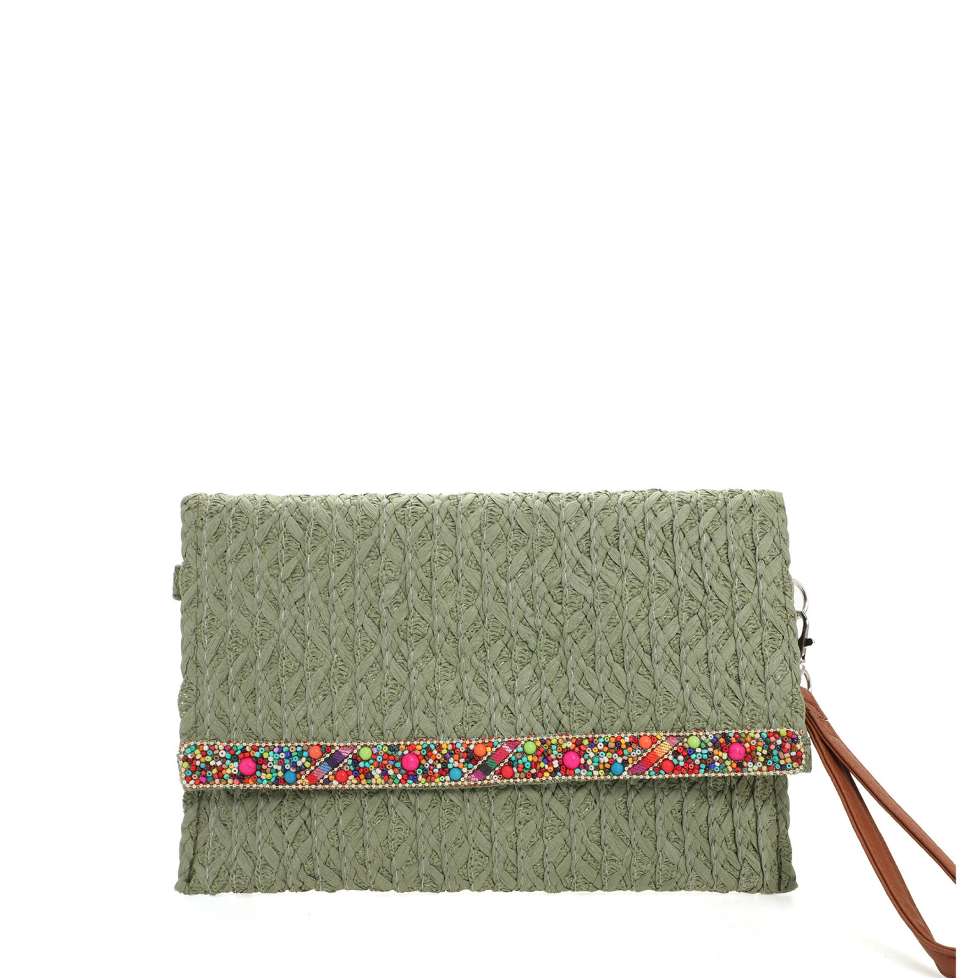 Borsa a mano in rafia