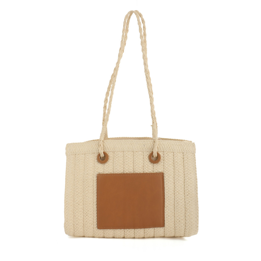 Sac Shopper en raphia