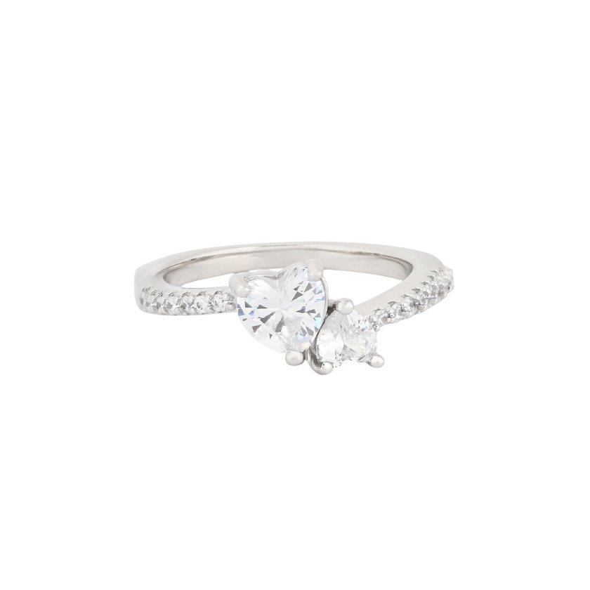 Ring Luxury with inverted hearts