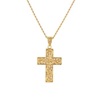 Colar Encantos com cruz