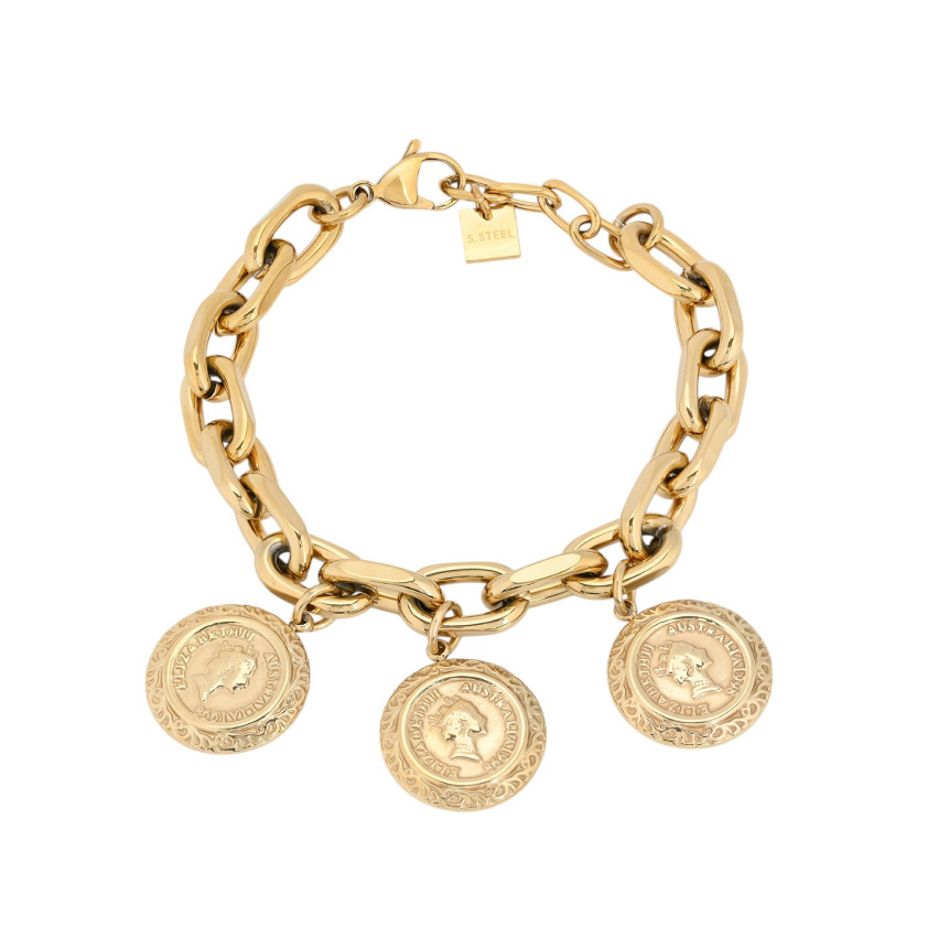 Pulseira Glamour corrente grossa
