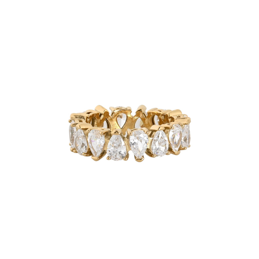 Anillo Glamour con gotas