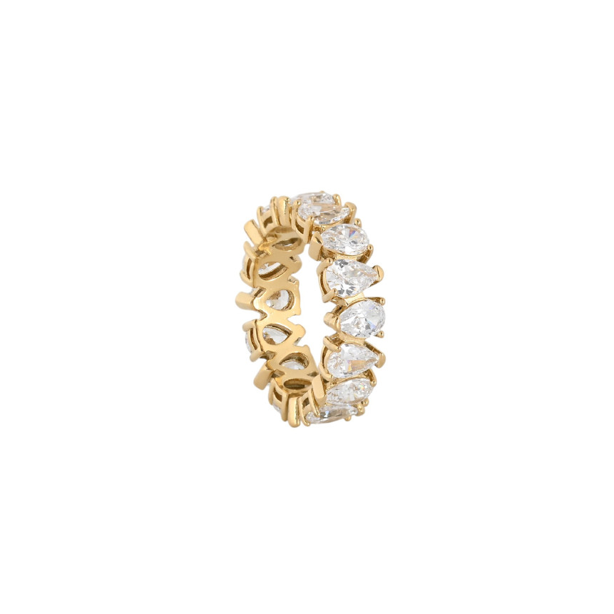 Anillo Glamour con gotas