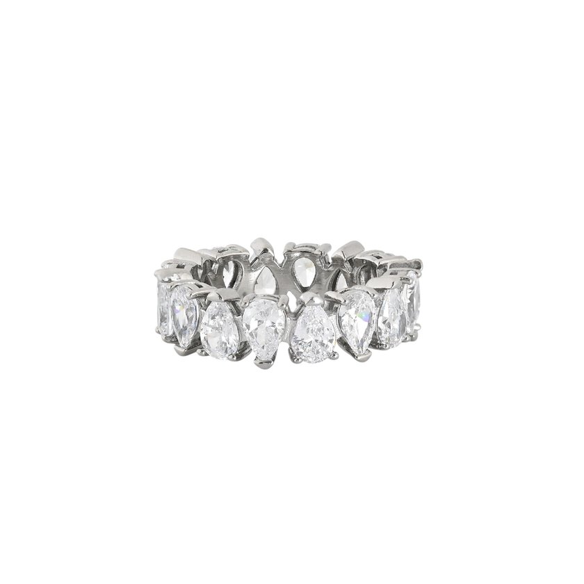 Glamour ring with drops