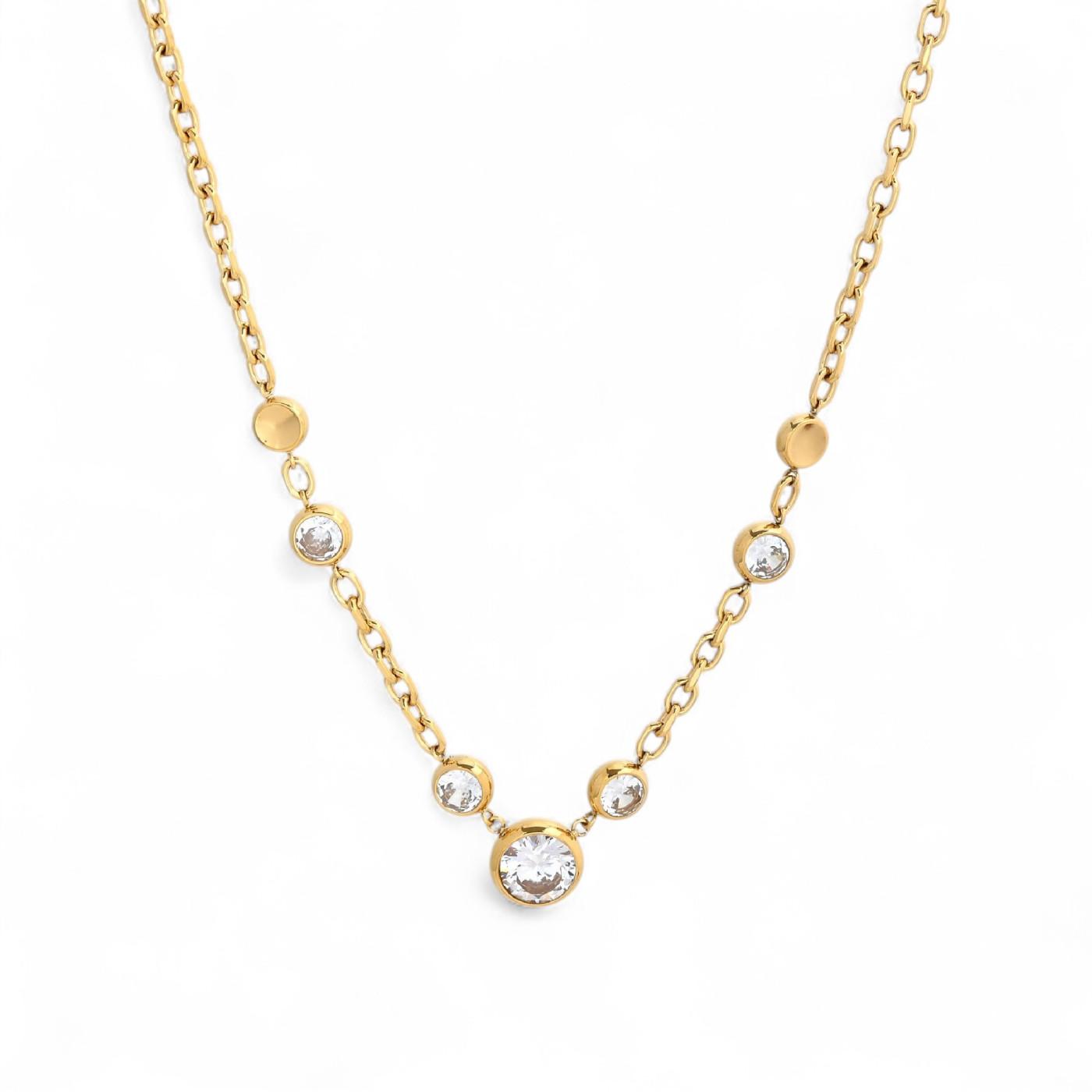 Colar Prestige com zircônia