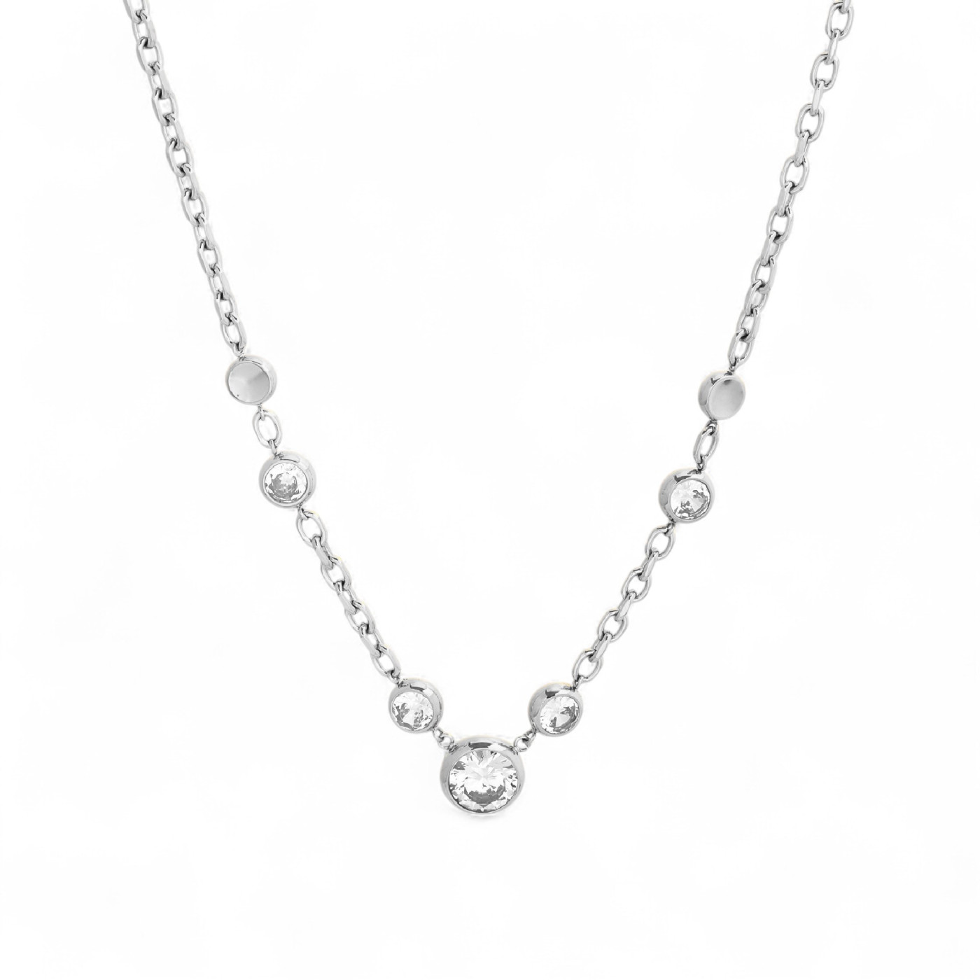 Colar Prestige com zircônia