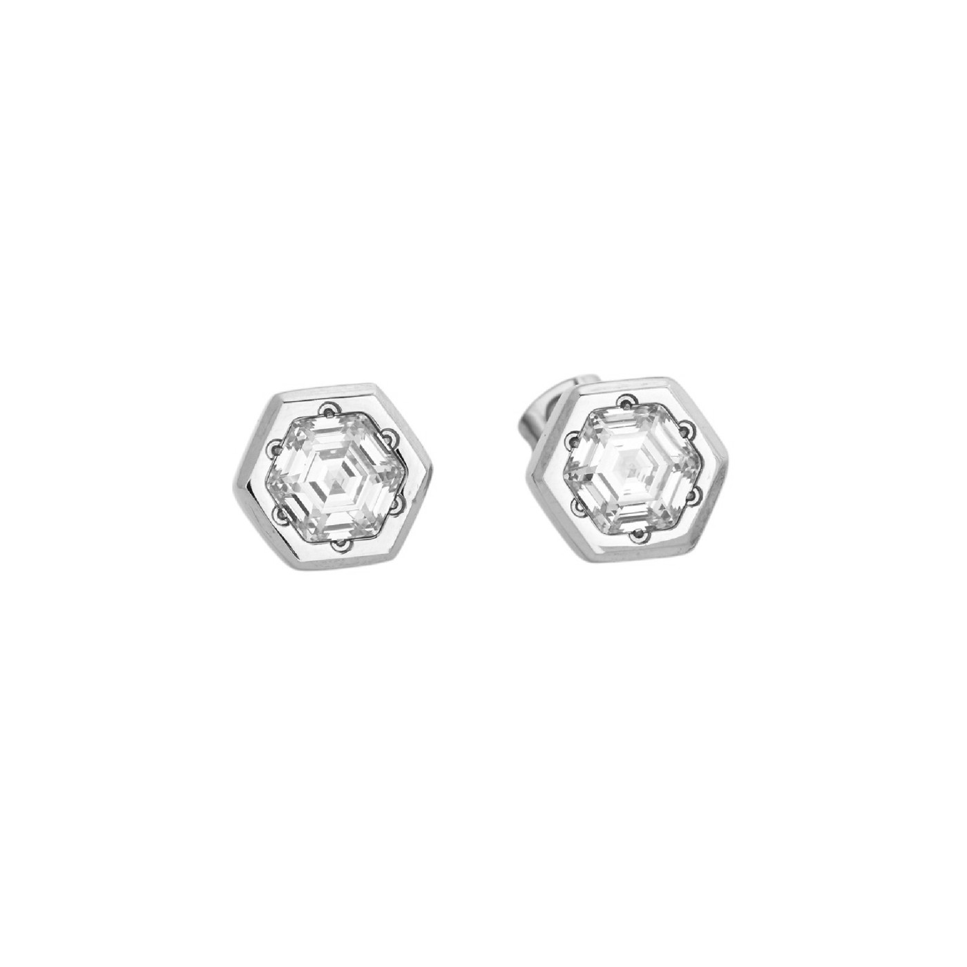 Brincos Prestige com zircônia
