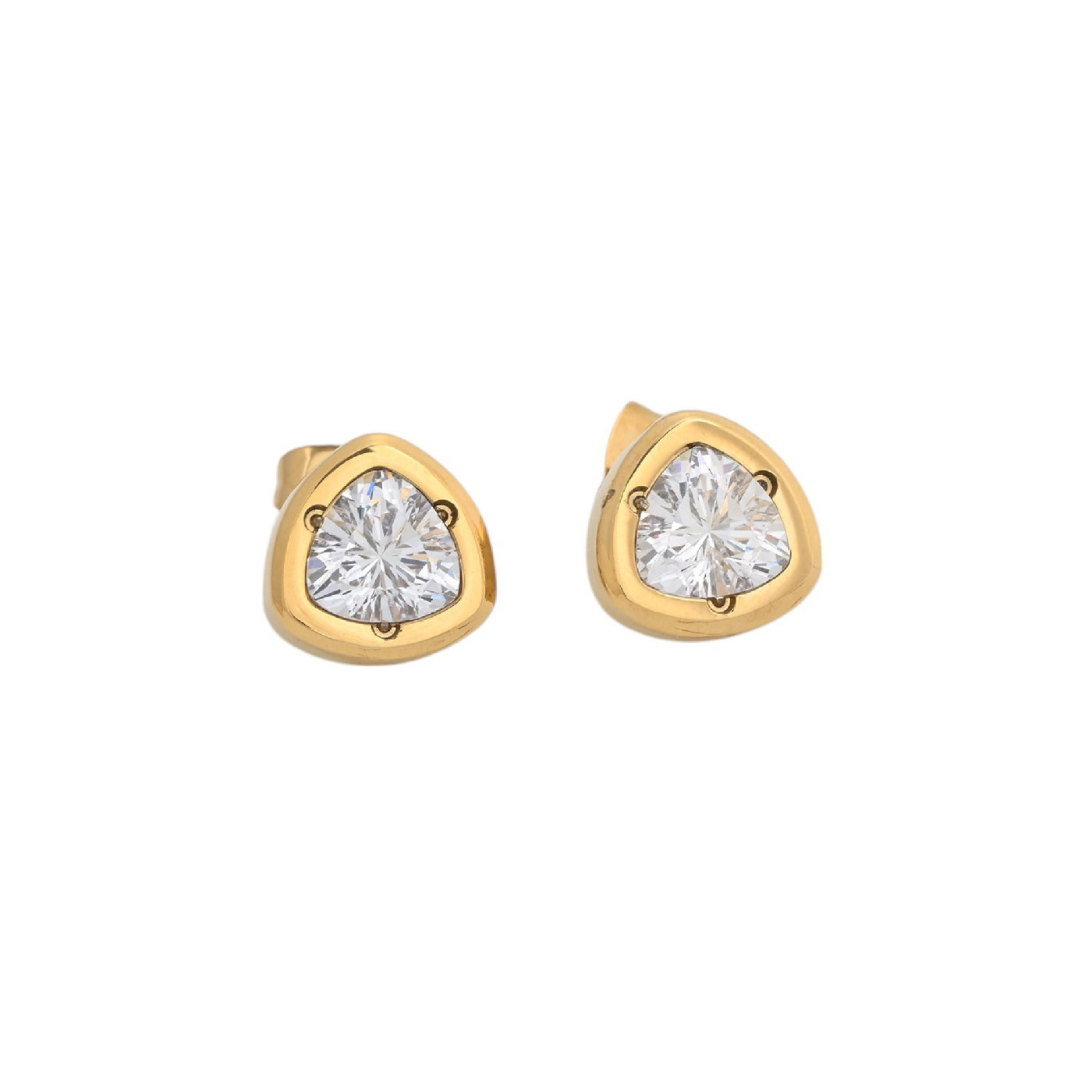 Brincos Prestige com zircônia
