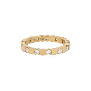 Steel ring with zirconias GB