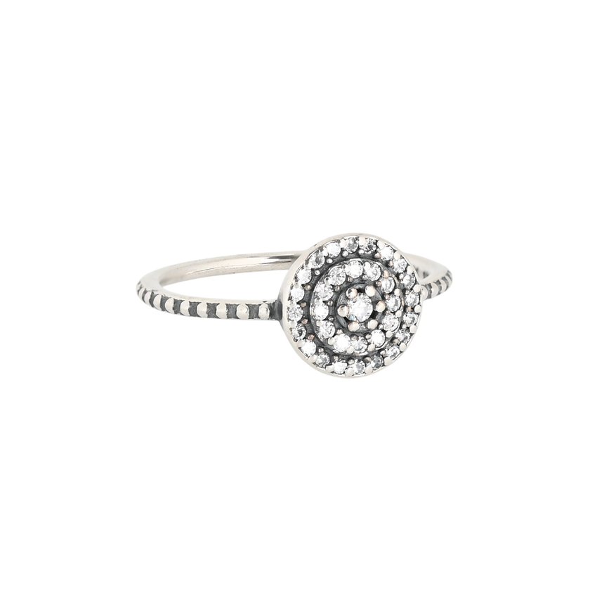 Bague Luxury avec cercle et zirconias