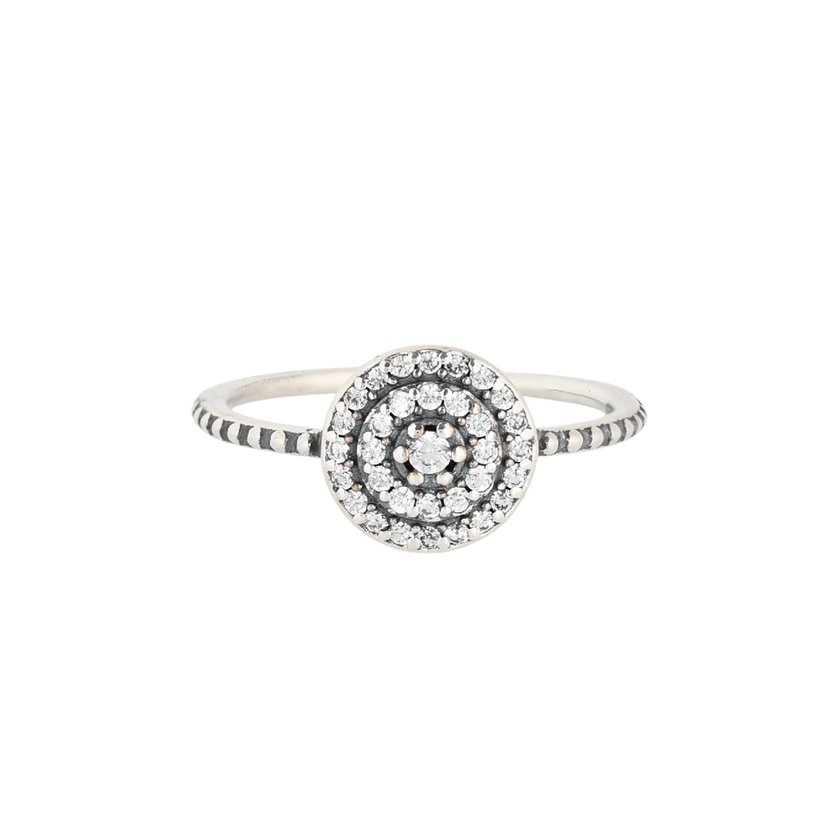 Bague Luxury avec cercle et zirconias