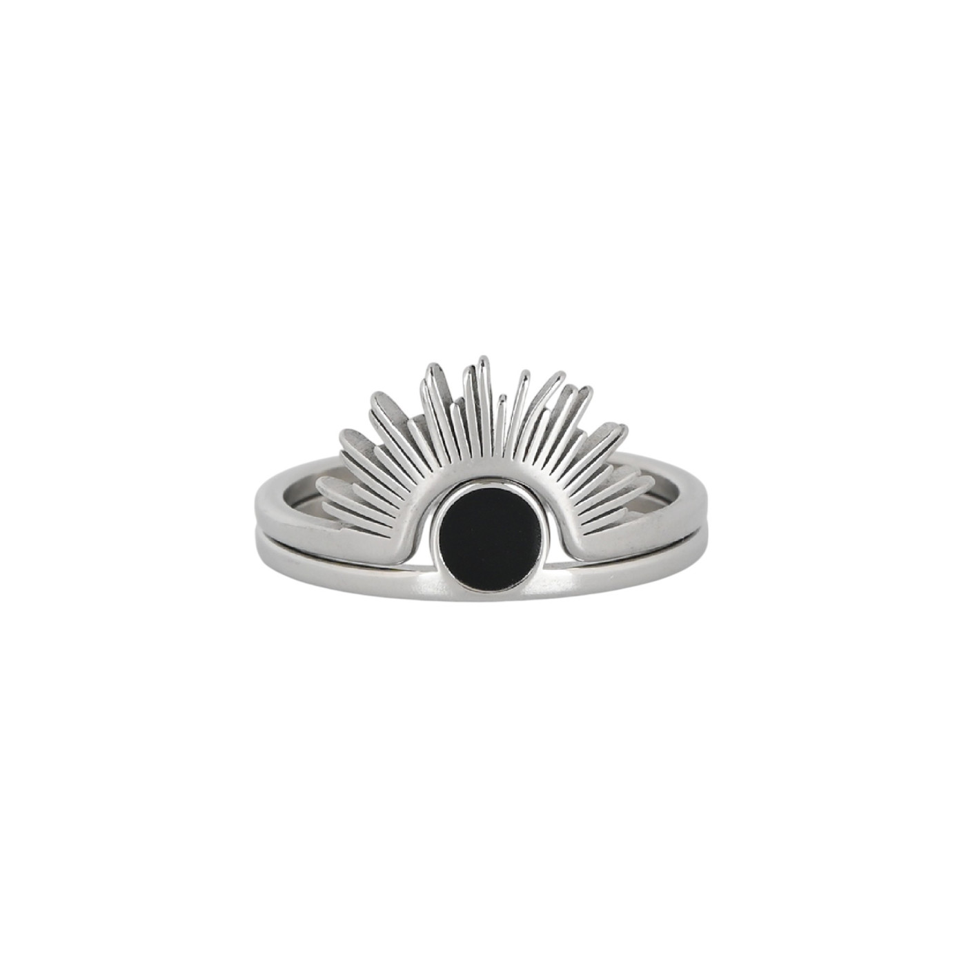 Bague Glamour avec deux anneaux